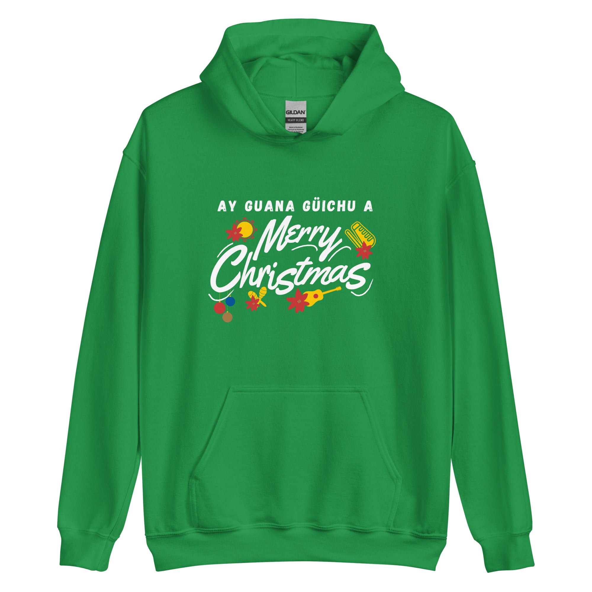 Ay Guana Güichu A Merry Christmas - Hoodie (Green)