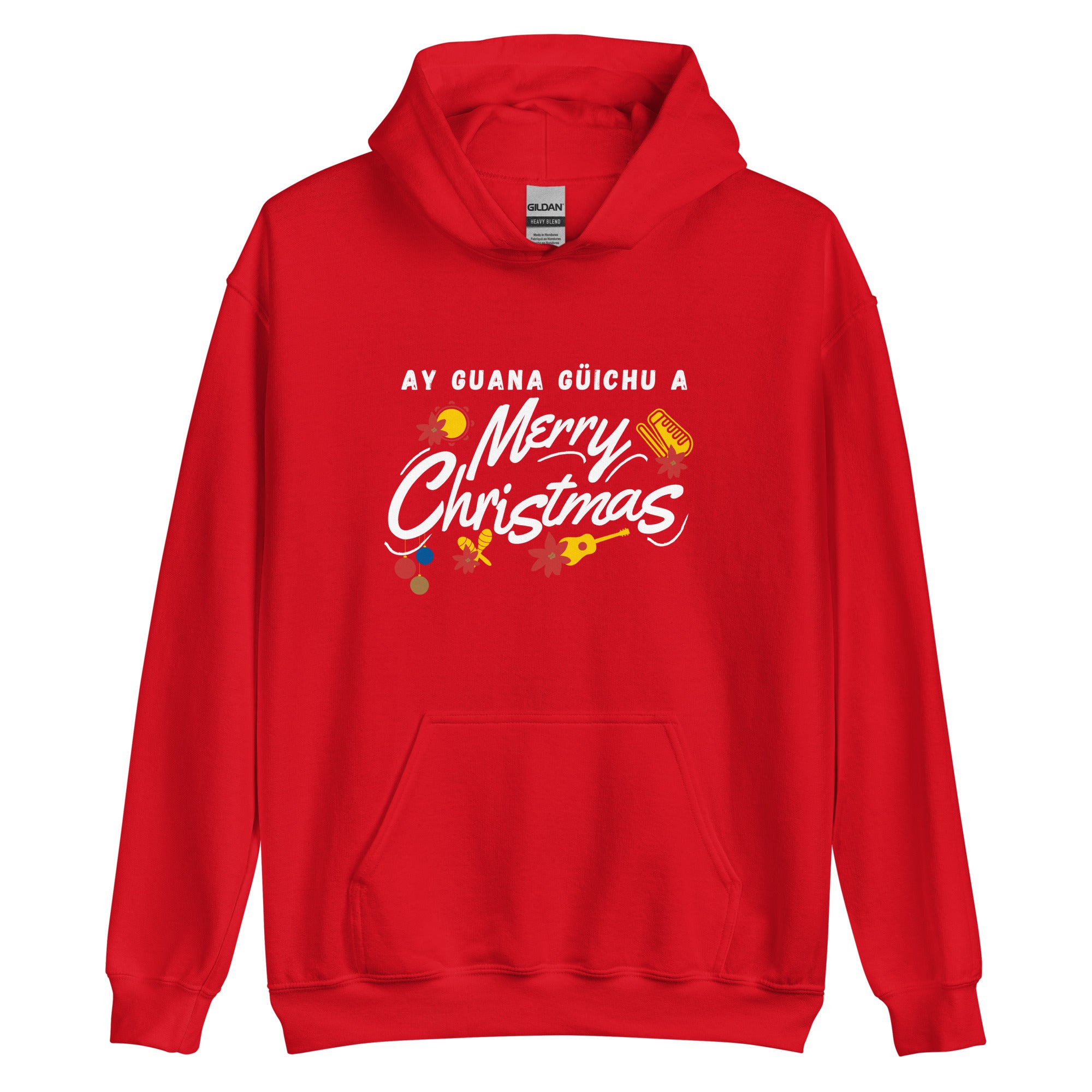 Ay Guana Güichu A Merry Christmas - Hoodie (Red)